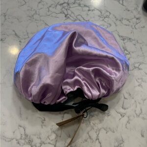 NWT Hat Hut Purple Sleep Cap Bonnet One Size Fits Most